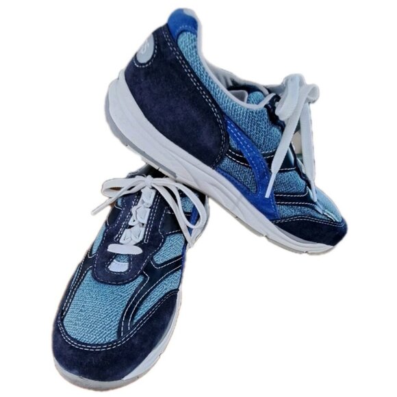 SAS Women's 9 Blue Low Top Lace-Up Athletic Sneakers - Picture 1 of 10